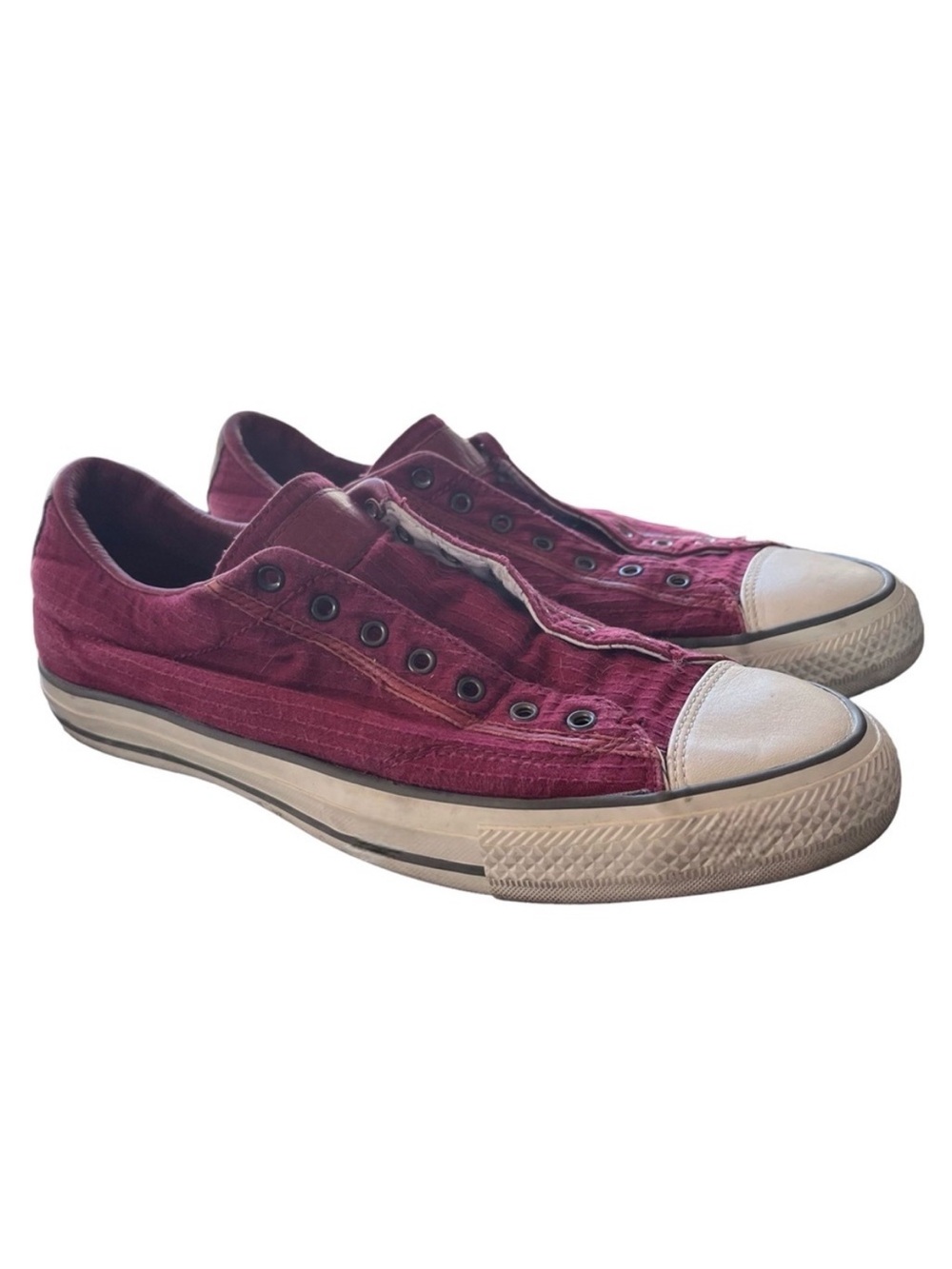 Converse John Varvatos x Chuck Taylor All Star Low Seersucker Sneakers Size 10.5